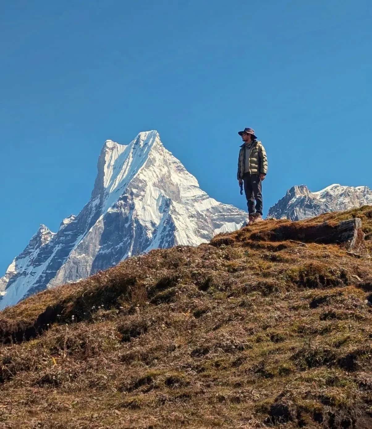 Mardi Himal viewpoint at sunrise