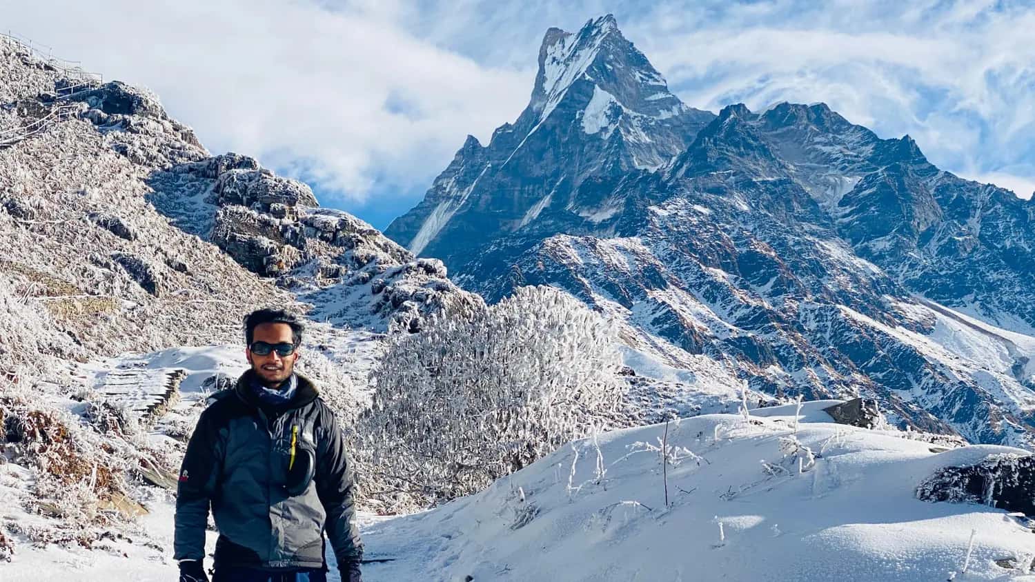 Mardi Himal high camp ridge